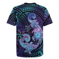 Hawaii Makahiki Turtle Rugby Jersey Spiral Polynesian Tattoo