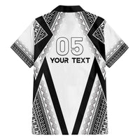 Custom Bula Fiji Football Family Matching Off The Shoulder Long Sleeve Dress and Hawaiian Shirt Go Champions - Polynesian Pride