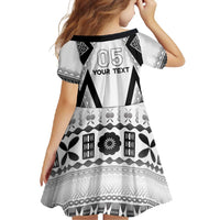 Custom Bula Fiji Football Family Matching Tank Maxi Dress and Hawaiian Shirt Go Champions - Polynesian Pride