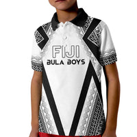 Custom Bula Fiji Football Kid Polo Shirt Go Champions - Polynesian Pride