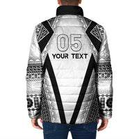 Custom Bula Fiji Football Padded Jacket Go Champions - Polynesian Pride