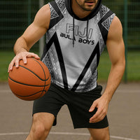 Custom Bula Fiji Football Sleeveless Hoodie Go Champions - Polynesian Pride