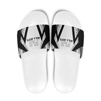 Bula Fiji Football Slide Sandals Go Champions - Polynesian Pride