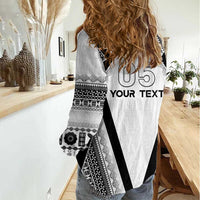 Custom Bula Fiji Football Women Casual Shirt Go Champions - Polynesian Pride