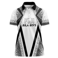 Custom Bula Fiji Football Women Polo Shirt Go Champions - Polynesian Pride