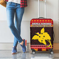 Papua New Guinea Christmas Luggage Cover Santa Raggiana LT05 - Polynesian Pride