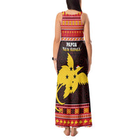 Papua New Guinea Christmas Tank Maxi Dress Santa Raggiana LT05 - Polynesian Pride