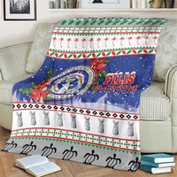 Northern Mariana Islands Christmas Blanket Poinsettia Filis Pasgua LT05 - Polynesian Pride