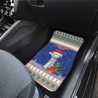 Northern Mariana Islands Christmas Car Mats Poinsettia Filis Pasgua LT05 - Polynesian Pride