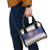 Northern Mariana Islands Christmas Shoulder Handbag Poinsettia Filis Pasgua LT05 - Polynesian Pride