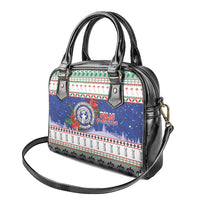 Northern Mariana Islands Christmas Shoulder Handbag Poinsettia Filis Pasgua LT05 - Polynesian Pride