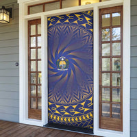 Nauru Angam Day Door Cover Polynesian Tribal Pattern Unique Style - Polynesian Pride