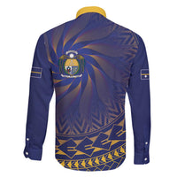 Nauru Angam Day Family Matching Short Sleeve Bodycon Dress and Hawaiian Shirt Polynesian Tribal Pattern Unique Style - Polynesian Pride