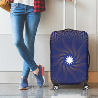 Nauru Angam Day Luggage Cover Polynesian Tribal Pattern Unique Style - Polynesian Pride