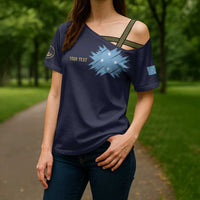 Personalised Federated States Of Micronesia Cross Shoulder Shirt FSM Passport - Polynesian Pride