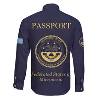 Personalised Federated States Of Micronesia Family Matching Short Sleeve Bodycon Dress and Hawaiian Shirt FSM Passport - Polynesian Pride