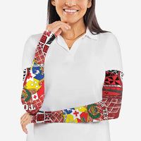 Personalised Tonga Constitution Day Arm Sleeves 150 Years Jubilee - Polynesian Pride
