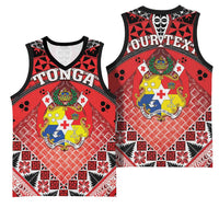 Personalised Tonga Constitution Day Basketball Jersey 150 Years Jubilee - Polynesian Pride