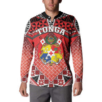 Personalised Tonga Constitution Day Button Sweatshirt 150 Years Jubilee - Polynesian Pride