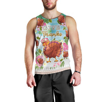 Hawaii Thanksgiving Men Tank Top Funny Turkey Dabbing Dance LT05 - Polynesian Pride