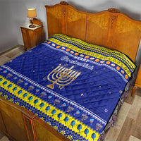 Polynesia Christmukkah Quilt Menorah With Polynesian Tribal Pattern LT05 - Polynesian Pride