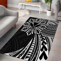 Hawaii And Philippines Area Rug Kanaka Maoli With Tribal Sun Together Black
