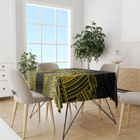 Hawaii And Philippines Together Tablecloth Polynesian Pattern With Filipino Barong Gold LT05 - Polynesian Pride