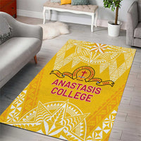Anastasis College Area Rug Tonga Ngatu Pattern - Polynesian Pride