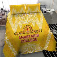 Anastasis College Bedding Set Tonga Ngatu Pattern - Polynesian Pride