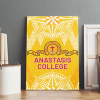 Anastasis College Canvas Wall Art Tonga Ngatu Pattern - Polynesian Pride