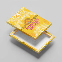 Anastasis College Canvas Wall Art Tonga Ngatu Pattern - Polynesian Pride