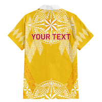 Personalised Anastasis College Family Matching Mermaid Dress and Hawaiian Shirt Tonga Ngatu Pattern - Polynesian Pride