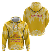 Personalised Anastasis College Hoodie Tonga Ngatu Pattern - Polynesian Pride