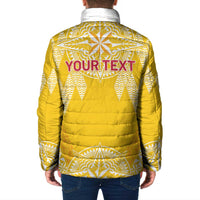 Personalised Anastasis College Padded Jacket Tonga Ngatu Pattern LT05 - Polynesian Pride