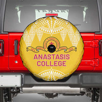 Anastasis College Spare Tire Cover Tonga Ngatu Pattern - Polynesian Pride