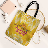 Anastasis College Tote Bag Tonga Ngatu Pattern - Polynesian Pride