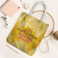 Anastasis College Tote Bag Tonga Ngatu Pattern - Polynesian Pride