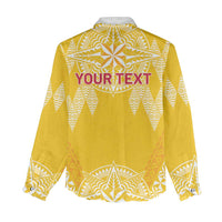 Personalised Anastasis College Women Casual Shirt Tonga Ngatu Pattern - Polynesian Pride