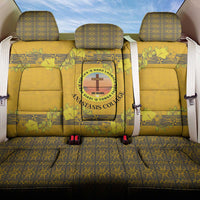 Tonga Anastasis College Back Car Seat Cover Tongan Ngatu Kupesi Pattern - Polynesian Pride