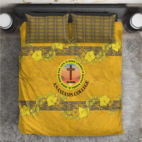 Tonga Anastasis College Bedding Set Tongan Ngatu Kupesi Pattern - Polynesian Pride