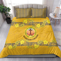 Tonga Anastasis College Bedding Set Tongan Ngatu Kupesi Pattern - Polynesian Pride