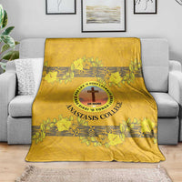 Tonga Anastasis College Blanket Tongan Ngatu Kupesi Pattern LT05 - Polynesian Pride