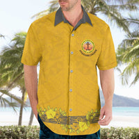 Tonga Anastasis College Hawaiian Shirt Tongan Ngatu Kupesi Pattern - Polynesian Pride