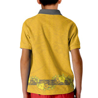 Tonga Anastasis College Kid Polo Shirt Tongan Ngatu Kupesi Pattern - Polynesian Pride