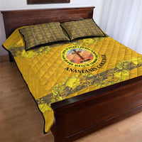 Tonga Anastasis College Quilt Bed Set Tongan Ngatu Kupesi Pattern - Polynesian Pride