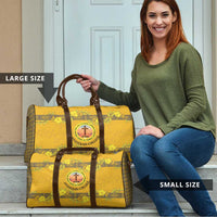 Tonga Anastasis College Travel Bag Tongan Ngatu Kupesi Pattern - Polynesian Pride