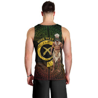 Personalised Vanuatu Custom Chiefs Day Men Tank Top Pig Tusk Simple Style LT05 - Polynesian Pride
