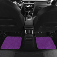 Cook Islands Car Mats Purple Hibiscus And Stars