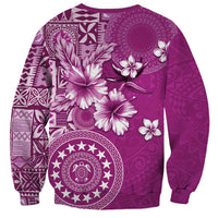 Cook Islands Sweatshirt Fandango Hibiscus And Stars