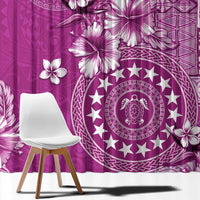 Cook Islands Window Curtain Fandango Hibiscus And Stars